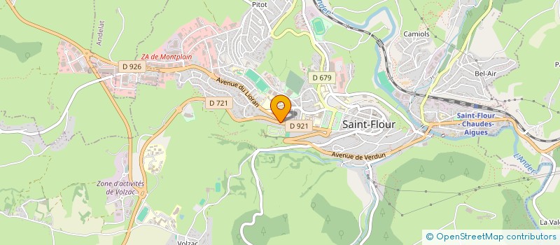 localisation de l'entreprise SCI LES TROIS C à SAINT-FLOUR