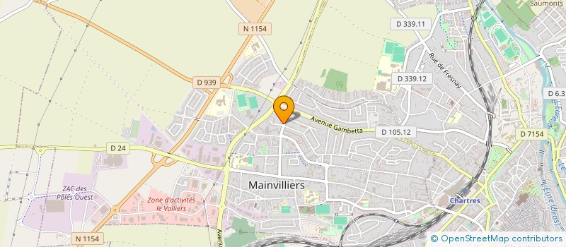 localisation de l'entreprise SCI LES TROIS CABANES à MAINVILLIERS