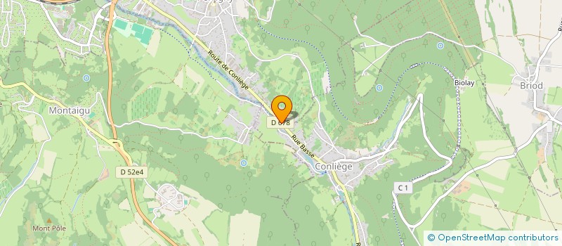 localisation de l'entreprise SCI LES TROIS CHATAIGNIERS  CONLIEGE