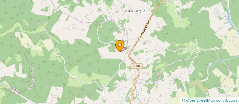 localisation de l'entreprise SCI LES TROIS CHATONS à LA BASTIDE-DE-SEROU