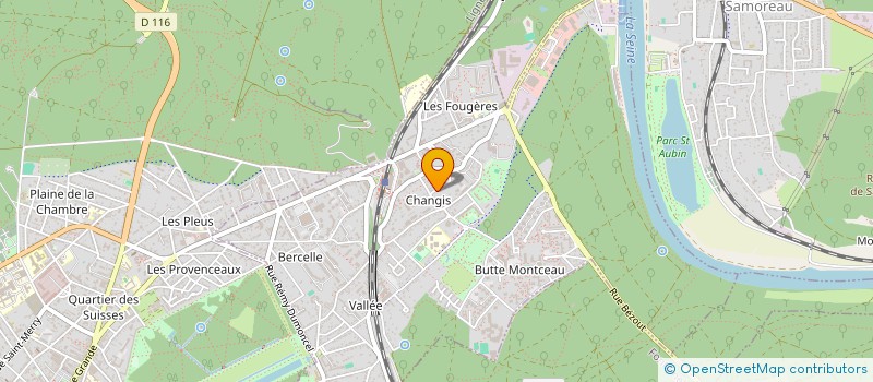 localisation de l'entreprise SCI LES TROIS CHEMINS  AVON