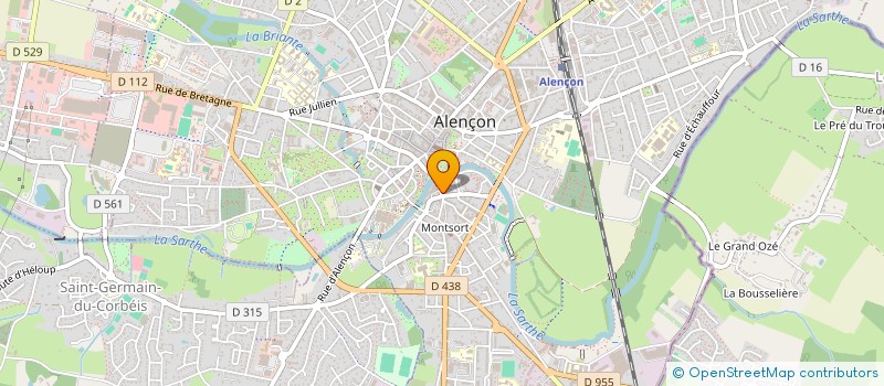 localisation de l'entreprise SCI LES TROIS CHENES à ALENCON