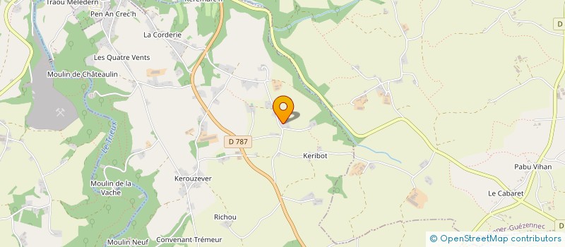 localisation de l'entreprise SCI LES TROIS CHENES  SAINT-CLET