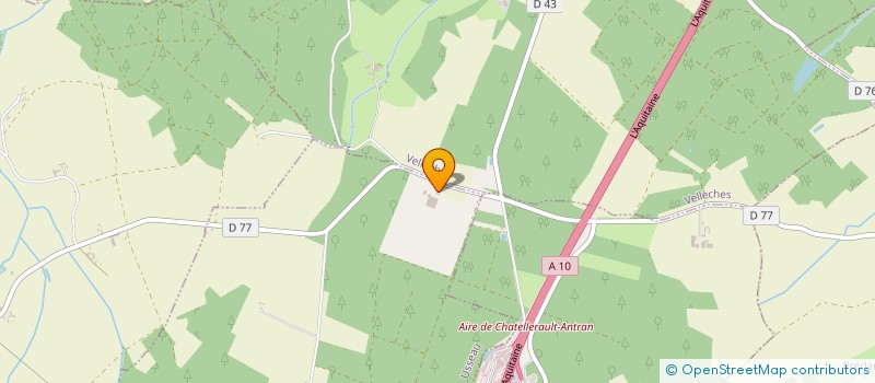 localisation de l'entreprise SCI LES TROIS CHENES  USSEAU