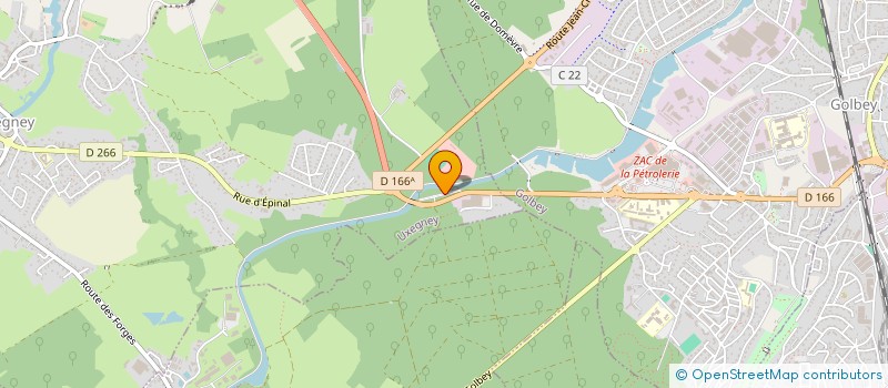 localisation de l'entreprise SCI LES TROIS CHENES  UXEGNEY