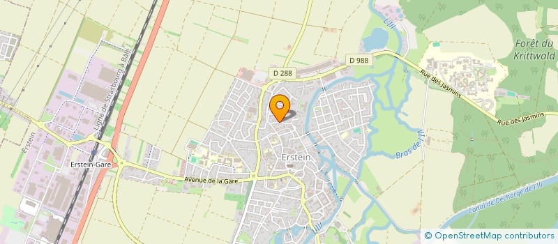 localisation de l'entreprise SCI LES TROIS CIGOGNEAUX  ERSTEIN