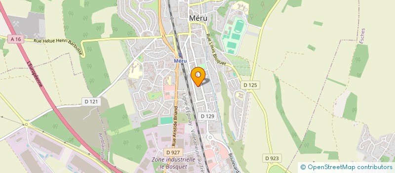 localisation de l'entreprise SCI  LES TROIS CLOS  MERU