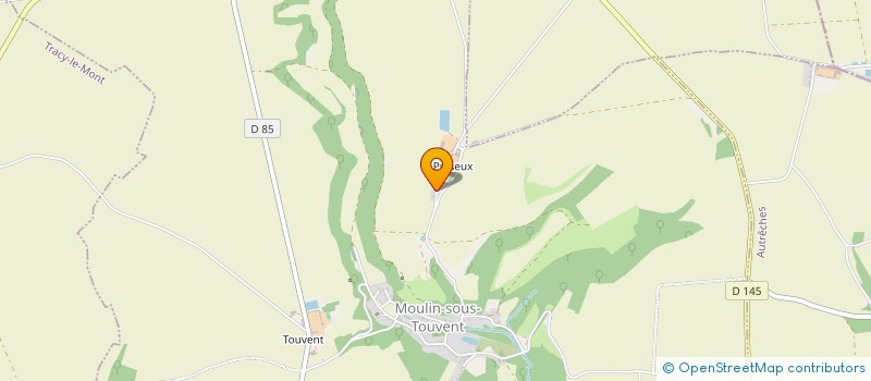 localisation de l'entreprise SCI LES TROIS COEURS  MOULIN-SOUS-TOUVENT