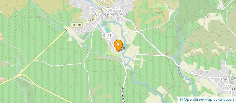 localisation de l'entreprise SCI LES TROIS COINS à CAUNES-MINERVOIS