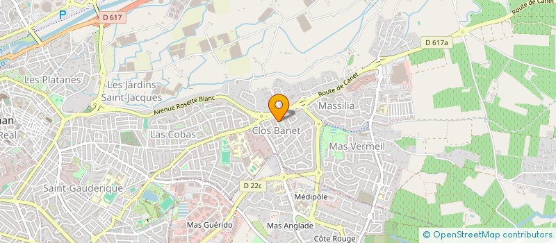 localisation de l'entreprise SCI LES TROIS COLOMBES  PERPIGNAN