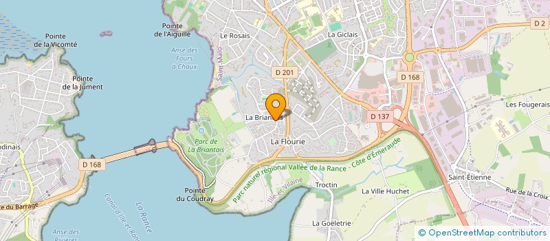 localisation de l'entreprise SCI LES TROIS CORSAIRES  SAINT-MALO