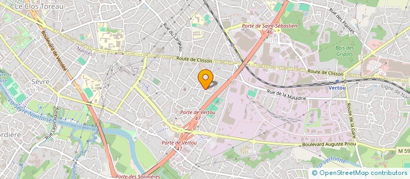 localisation de l'entreprise SCI LES TROIS CRAYONS à NANTES