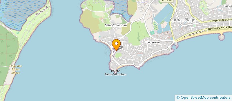 localisation de l'entreprise SCI LES TROIS CROIX  CARNAC