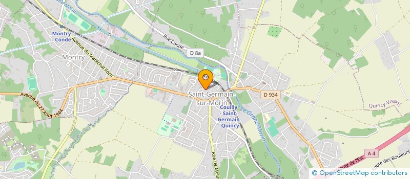 localisation de l'entreprise SCI LES TROIS CYGNES  SAINT-GERMAIN-SUR-MORIN