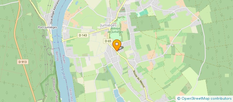 localisation de l'entreprise SCI LES TROIS D  JUMIEGES