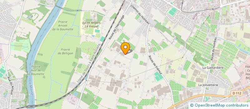 localisation de l'entreprise SCI LES TROIS ECHELLES  STE GEMMES SUR LOIRE