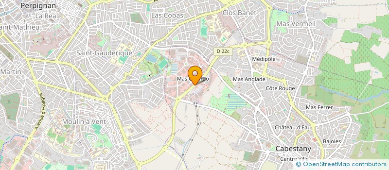 localisation de l'entreprise SCI LES TROIS EL  CABESTANY