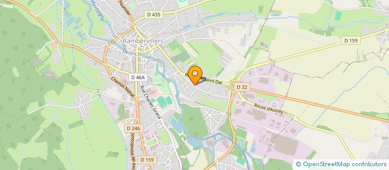 localisation de l'entreprise SCI LES TROIS ETANGS  RAMBERVILLERS