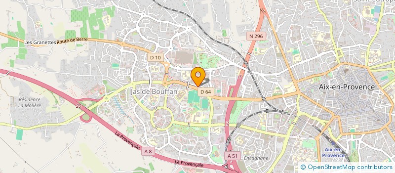 localisation de l'entreprise SCI LES TROIS F  AIX-EN-PROVENCE