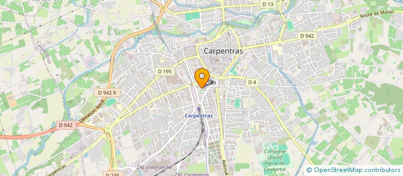 localisation de l'entreprise SCI LES TROIS FLEURS  CARPENTRAS