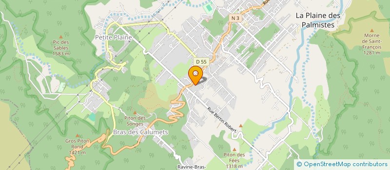 localisation de l'entreprise SCI LES TROIS FLEURS  LA PLAINE-DES-PALMISTES