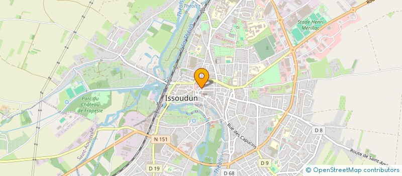 localisation de l'entreprise SCI LES TROIS FRERES  ISSOUDUN