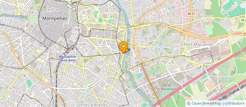 localisation de l'entreprise SCI LES TROIS FRERES à MONTPELLIER