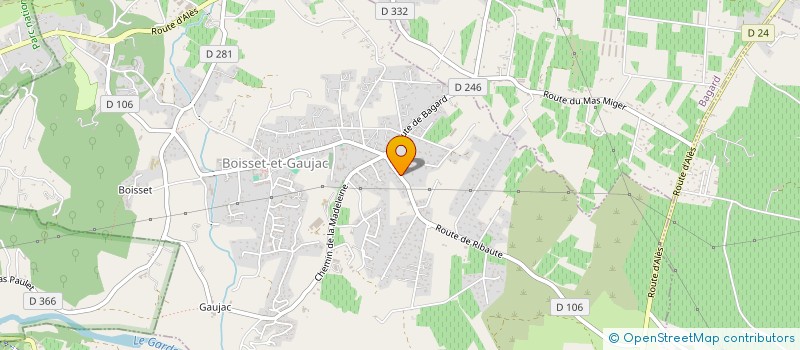 localisation de l'entreprise SCI LES TROIS FRERES  BOISSET-ET-GAUJAC