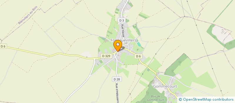 localisation de l'entreprise SCI LES TROIS FRERES  FONCQUEVILLERS