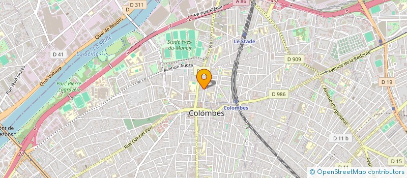 localisation de l'entreprise SCI LES TROIS FRERES à COLOMBES