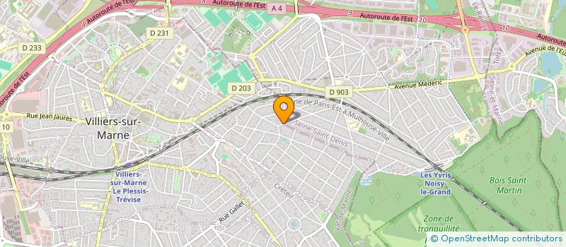 localisation de l'entreprise SCI LES TROIS FRERES  VILLIERS-SUR-MARNE