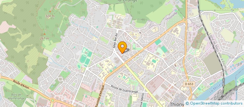 localisation de l'entreprise SCI LES TROIS FRERES à THIONVILLE
