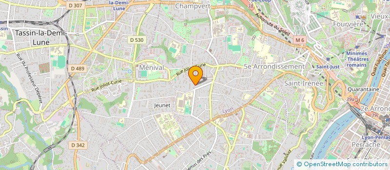 localisation de l'entreprise SCI LES TROIS FRERES  LYON