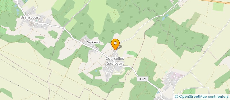 localisation de l'entreprise SCI LES TROIS FRERES  COURCELLES-SAPICOURT