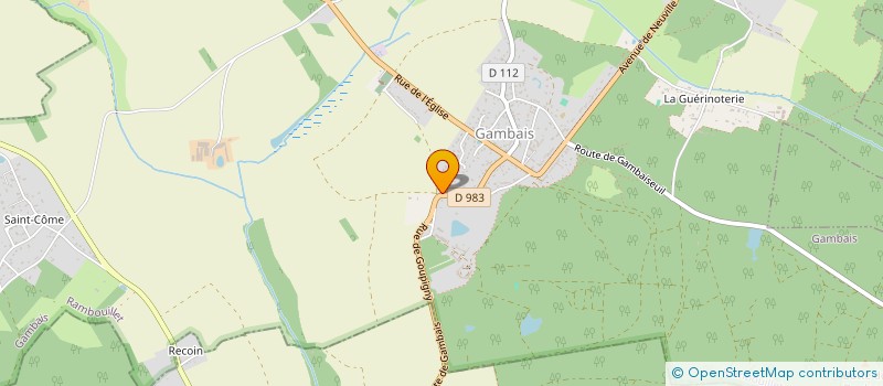 localisation de l'entreprise SCI LES TROIS FRERES LUSITANOS  GAMBAIS