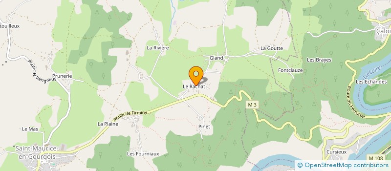 localisation de l'entreprise SCI LES TROIS GAMINS  SAINT-MAURICE-EN-GOURGOIS