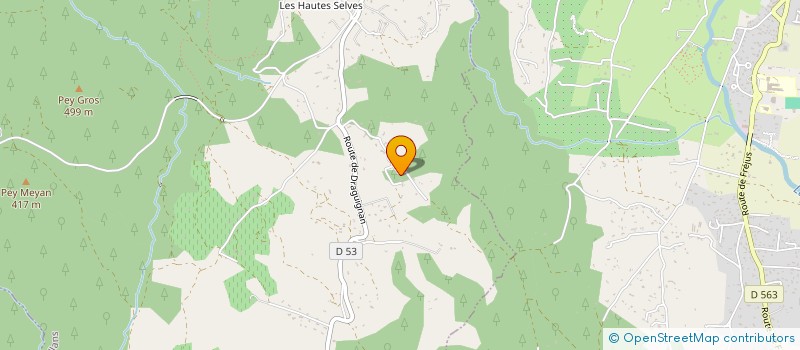 localisation de l'entreprise SCI LES TROIS GARCONS  SEILLANS