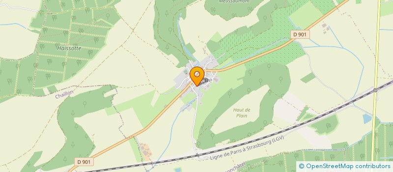 localisation de l'entreprise SCI LES TROIS HELENE à VIGNEULLES-LES-HATTONCHATEL