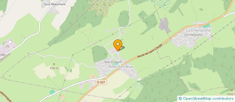 localisation de l'entreprise SCI LES TROIS HERISSONS  NOEL-CERNEUX