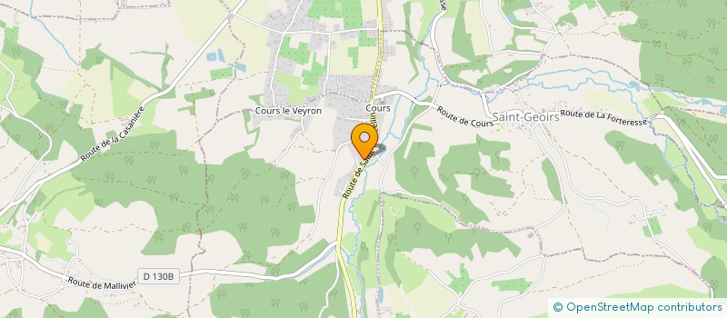 localisation de l'entreprise SCI LES TROIS HIRONDELLES  SAINT-GEOIRS