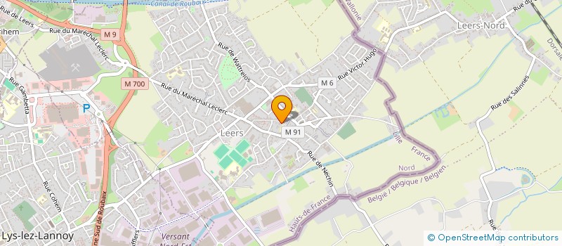 localisation de l'entreprise SCI LES TROIS HORIZONS  LEERS