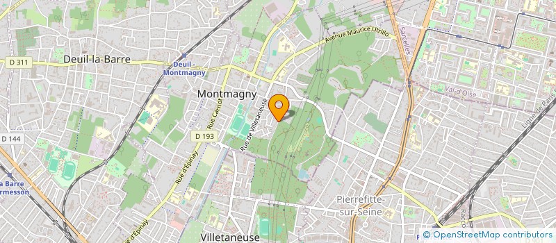 localisation de l'entreprise SCI LES TROIS HORLOGES  MONTMAGNY