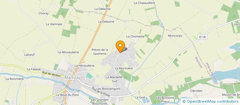 localisation de l'entreprise SCI LES TROIS ILES à MARTIZAY