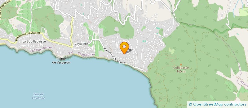 localisation de l'entreprise SCI LES TROIS ILES  LA CROIX-VALMER