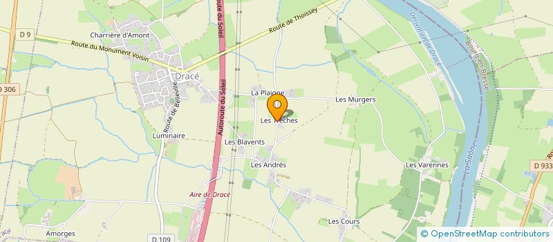 localisation de l'entreprise SCI LES TROIS J  DRACE