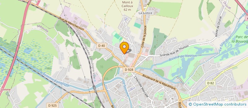 localisation de l'entreprise SCI LES TROIS J à ABBEVILLE