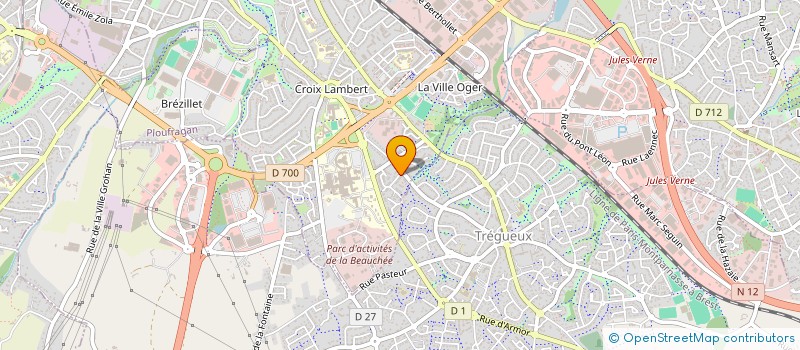 localisation de l'entreprise SCI LES TROIS J à SAINT-BRIEUC