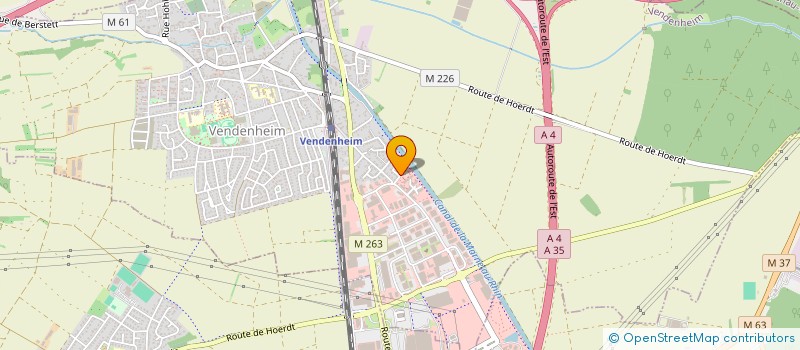 localisation de l'entreprise SCI LES TROIS JARDINS DE STRASBOURG  VENDENHEIM