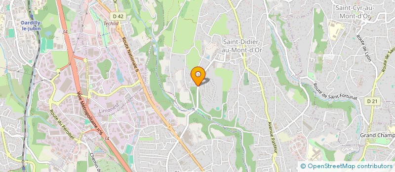 localisation de l'entreprise SCI LES TROIS JEAN  SAINT-DIDIER-AU-MONT-D'OR