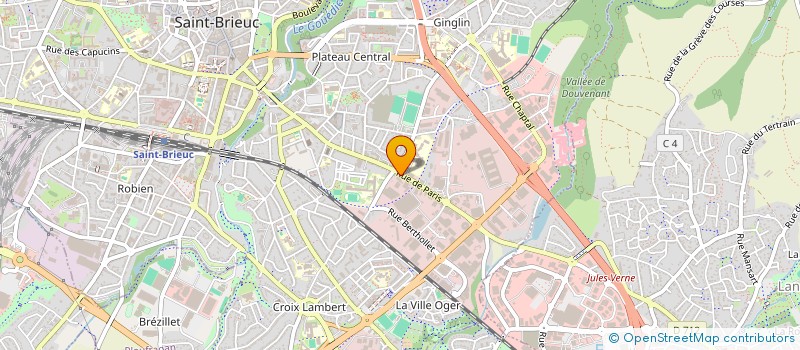 localisation de l'entreprise SCI LES TROIS JY à SAINT-BRIEUC